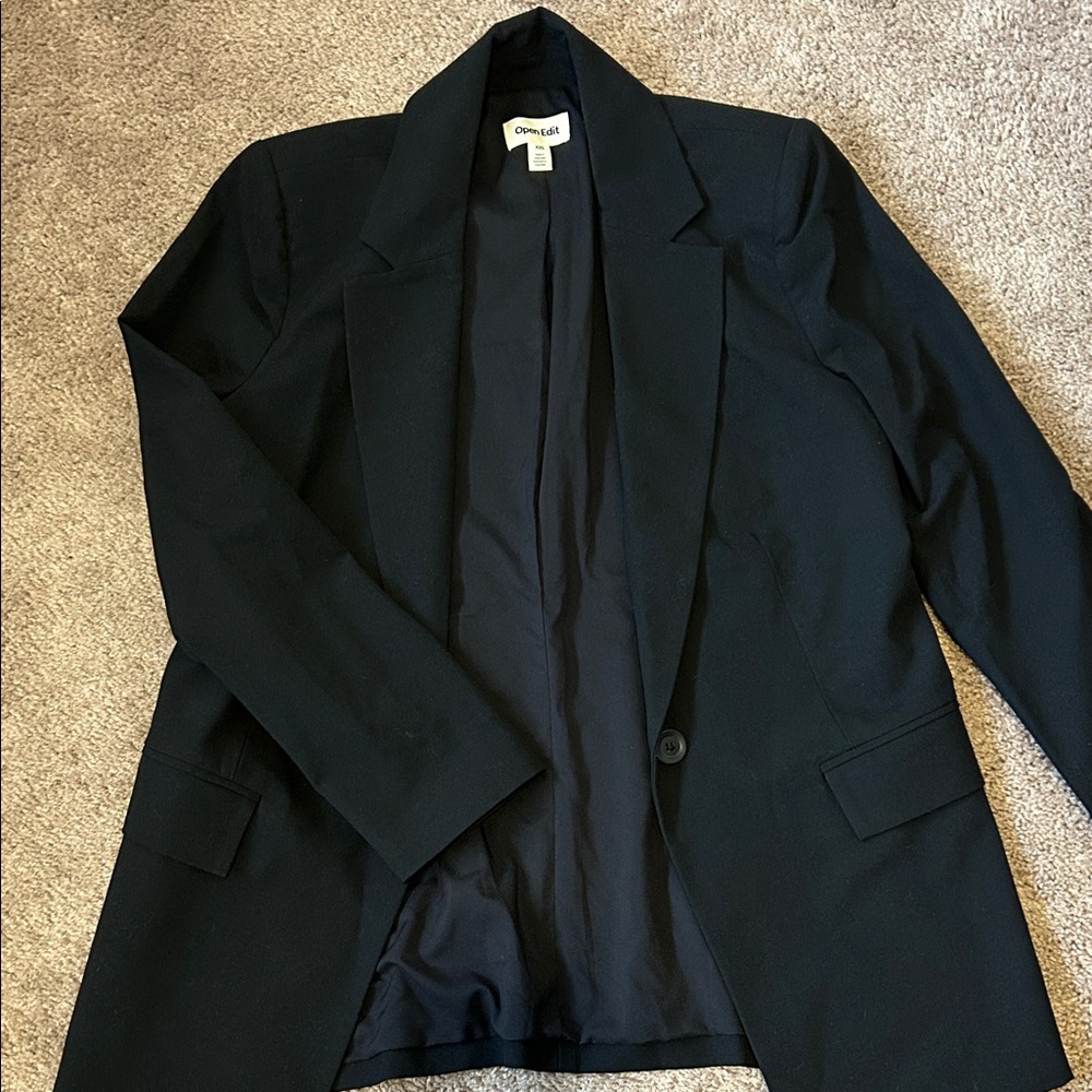 Open Edit Black Blazer Women’s